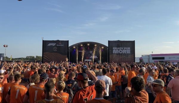 Formule 1 dutch Grand prix 2022 zandvoort podium fanzone