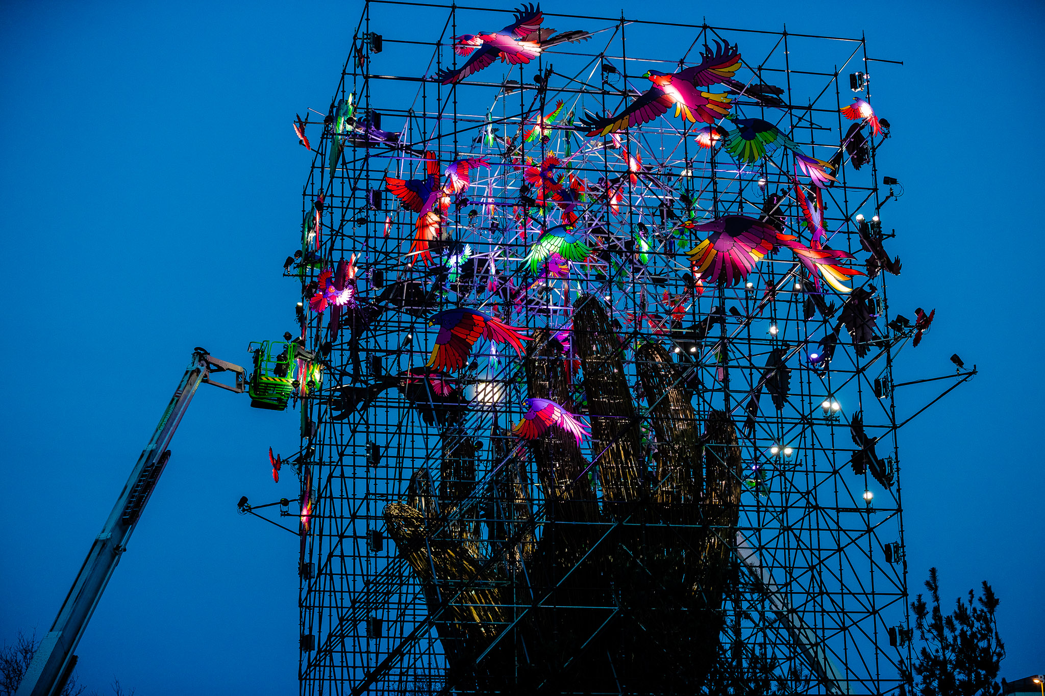 Tree of Hope als symbool voor de evenementensector tijdens Covid 2021 Amsterdam