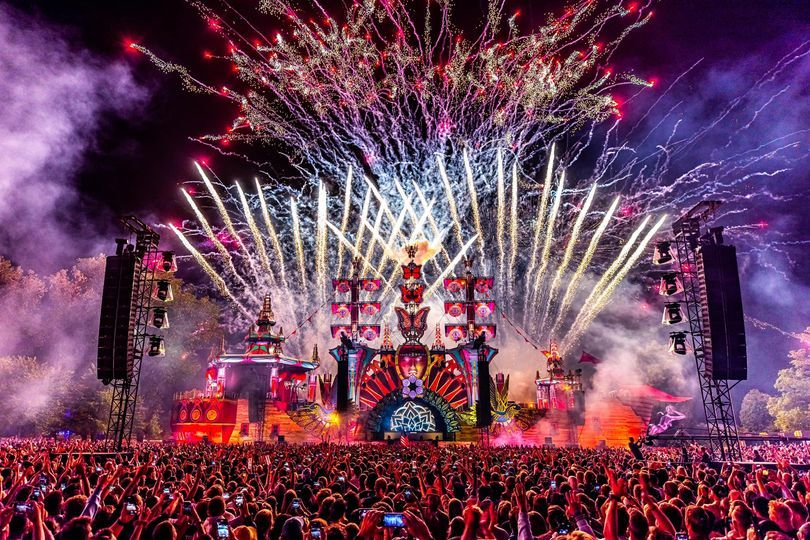 Mysteryland 2022 Haarlemmermeer Netherlands mainstage by night