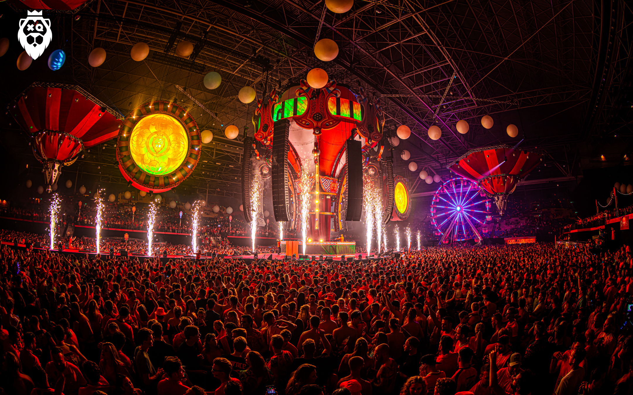 Q-Dance X-Qlusive Holland XXL 2023 Gelredome Arnhem Nederland Production People Licht Geluid Trussing podium feest hardstyle