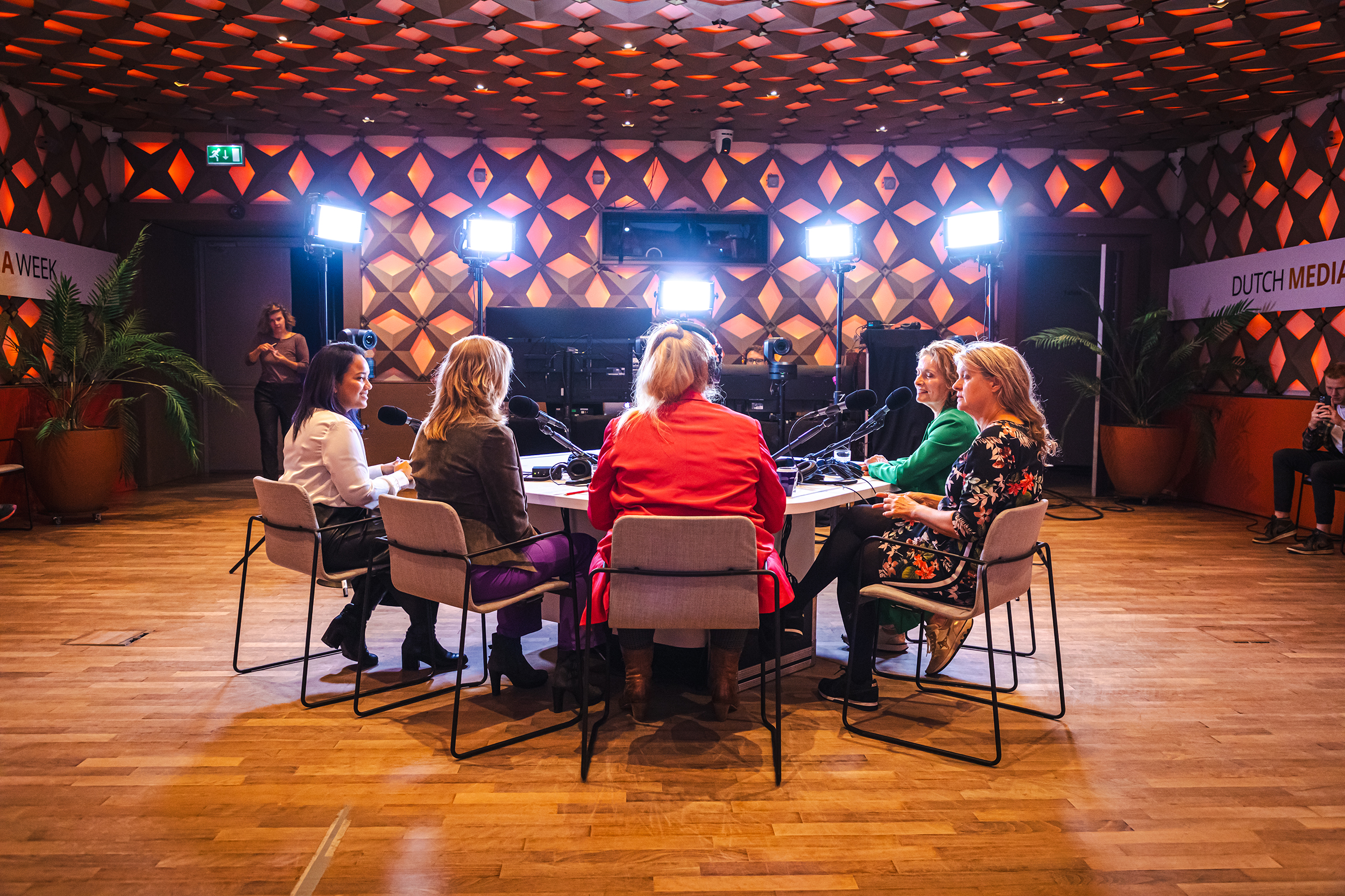 Dutch Media Week 2023 Mediafestival mediamuseum beeld & geluid Hilversum, trotse sponsor Production People Focus Chain