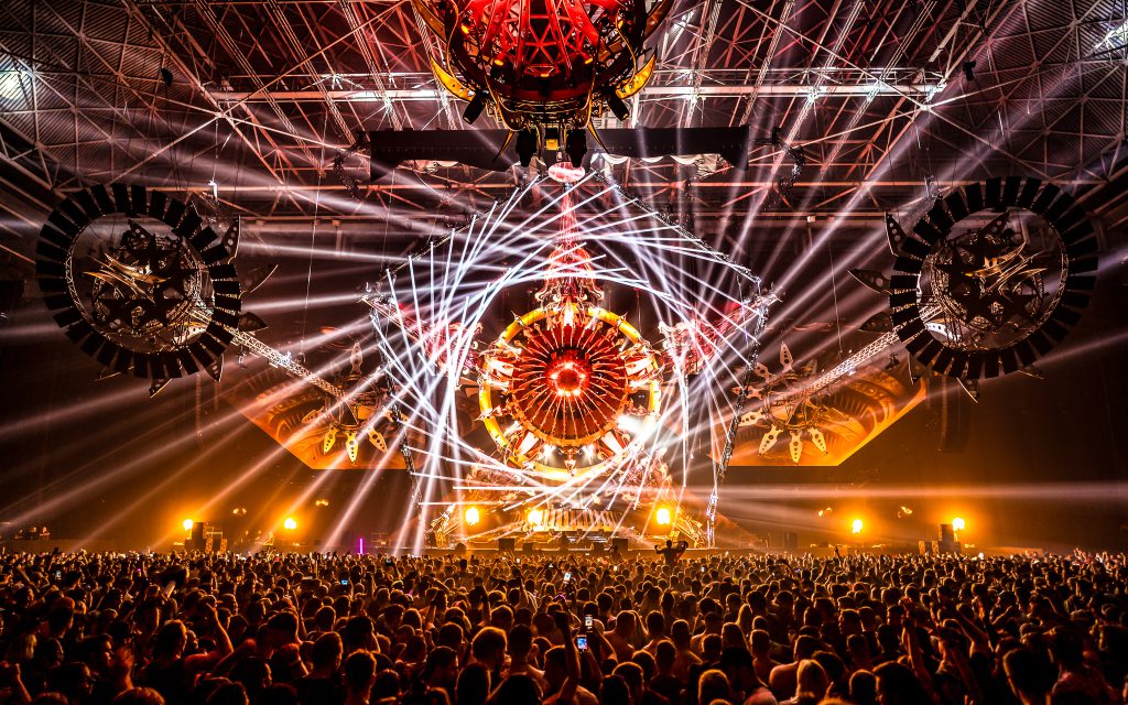 Qlimax 2023 Qdance Gelredome hardstyle light sound Production People Focus Void Enter eye audio visuals dimension CLF backbone