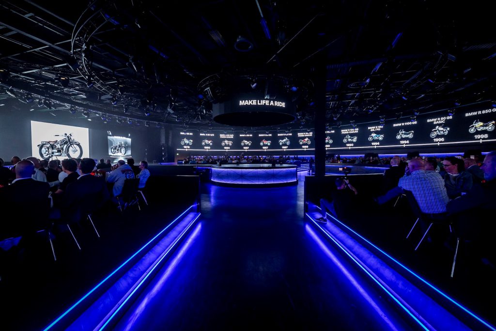 Studio 21 Hilversum lancering nieuwe BMW Motorrad AVK Brand Events