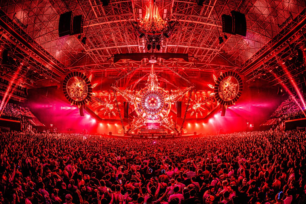 Qlimax 2023 Qdance Gelredome hardstyle light sound Production People Focus Void Enter eye audio visuals dimension CLF backbone
