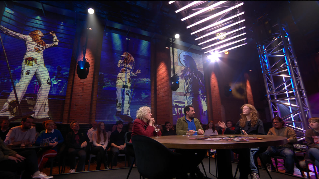 Groenteman op zondag live vanuit lichtfabriek Haarlem TV programma BNNVARA NPO2, licht, audio, video en set Production People