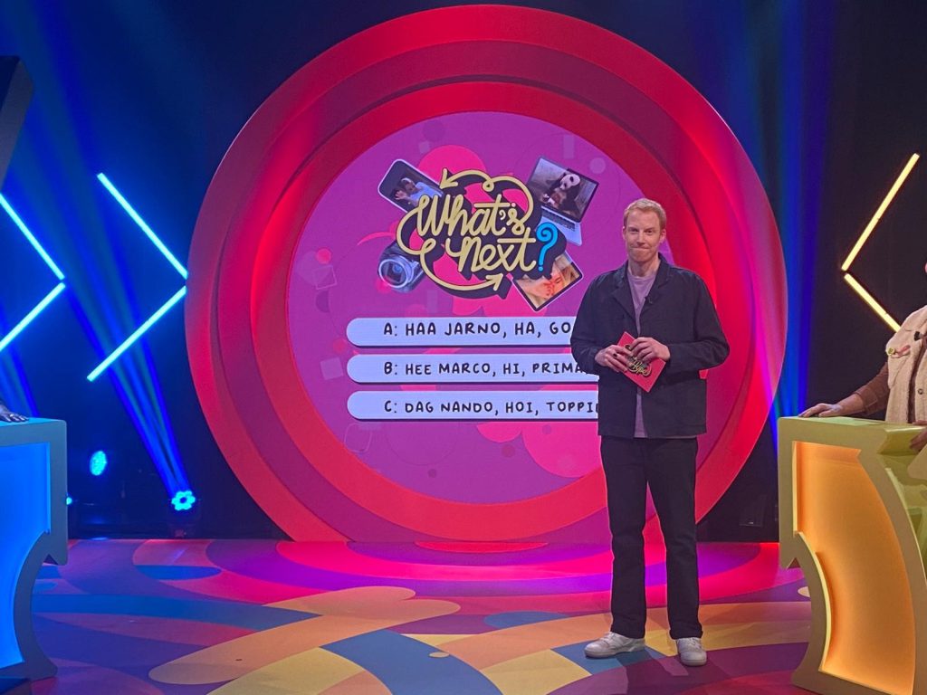 Back to the hype nostalgia TV Quiz show NPO 3 ZAPP Rene van Meurs Walk in the Park Omroep NTR light by Production People