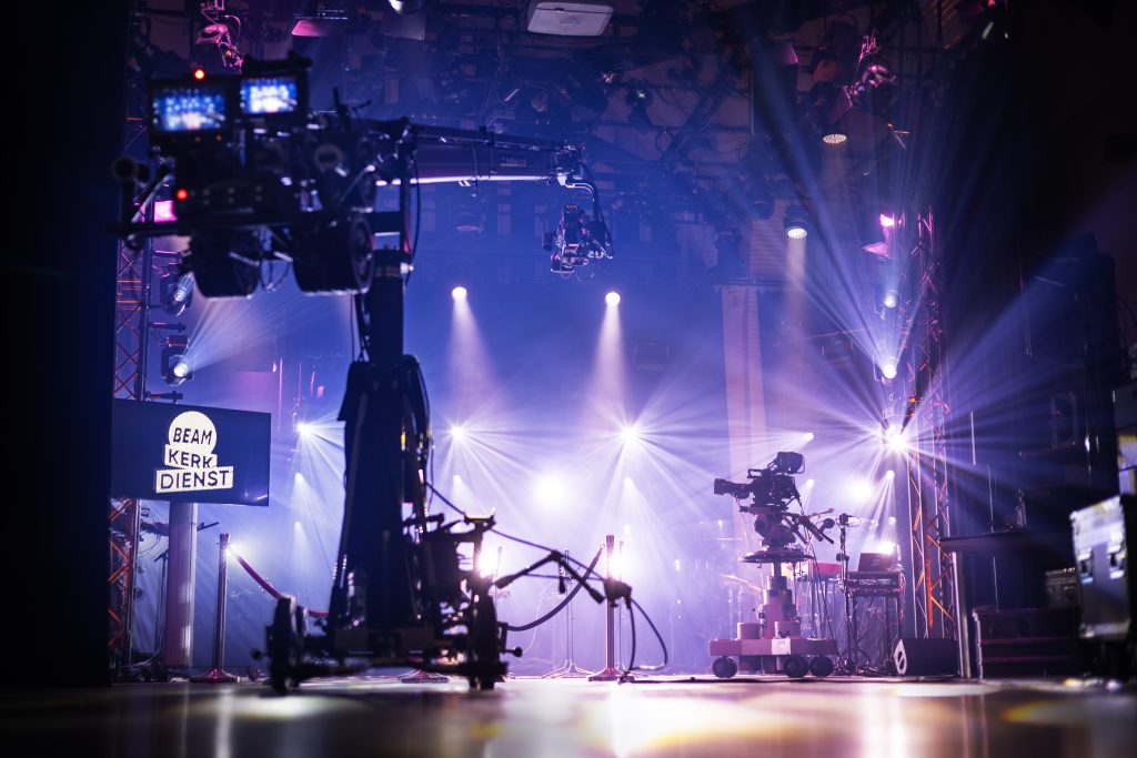 Beam Kerkdienst studio recordings EO NPO2 Production People light audio Jan Rein Hettinga