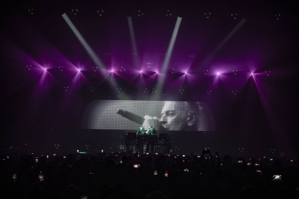 Underworld Gashouder Westergas concert series Backbone international lighting rigging Production People Amsterdam