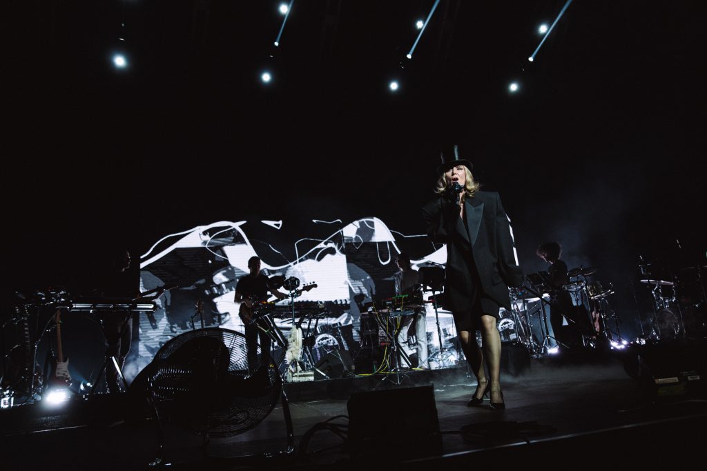 Backbone international, licht, rigging, Production People, Westergas Gashouder concerten 2024 Goldfish, Menesix, Kim petras, Fever Ray, JOY, No Art, Róisín Murphy, Tinlicker and Underworld