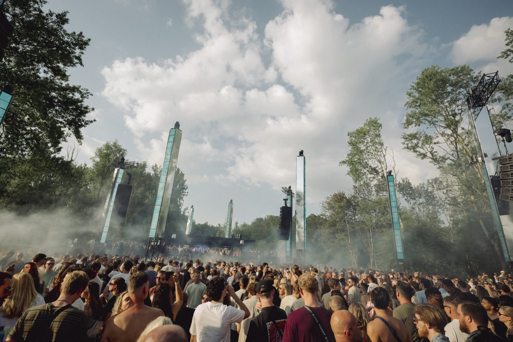 Awakenings Upclose 2024 Houtrak Spaarnwoude Park NL May spring light sound and rigging by Production People