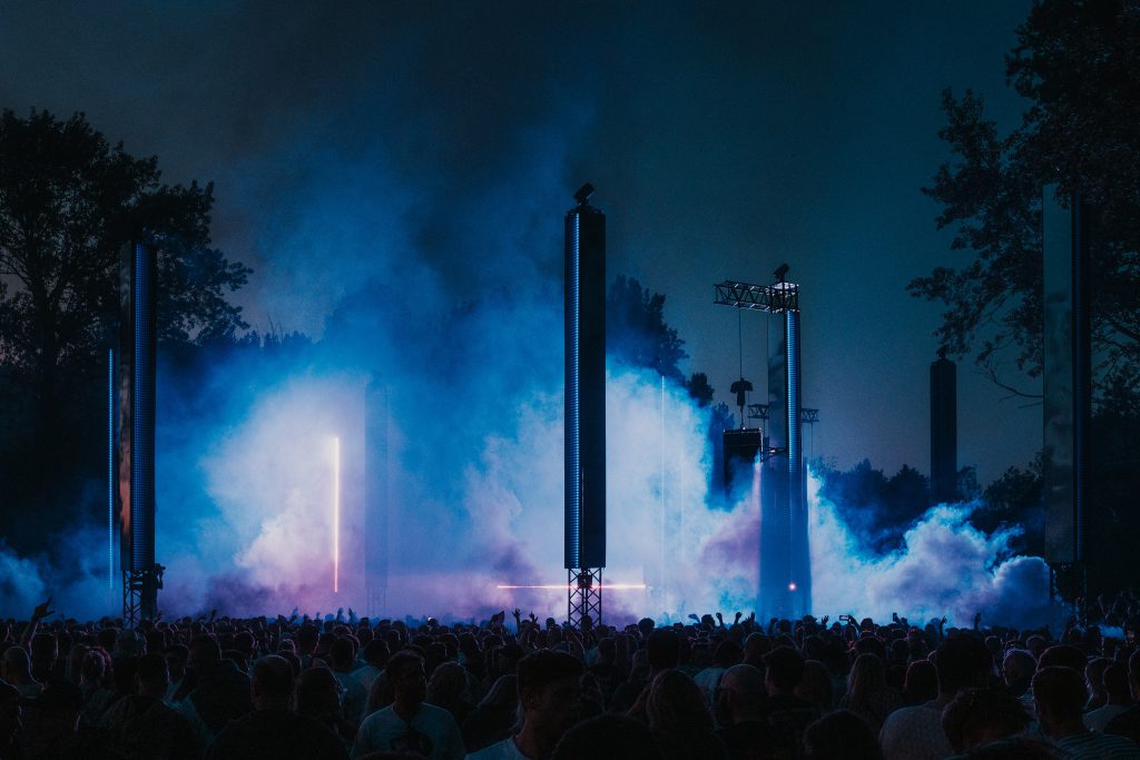 Awakenings Upclose 2024 Houtrak Spaarnwoude Park NL May spring light sound and rigging by Production People