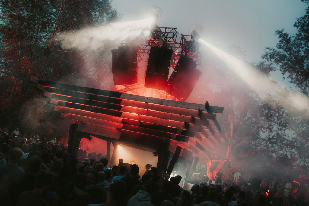 Awakenings Upclose 2024 Houtrak Spaarnwoude Park NL May spring light sound and rigging by Production People