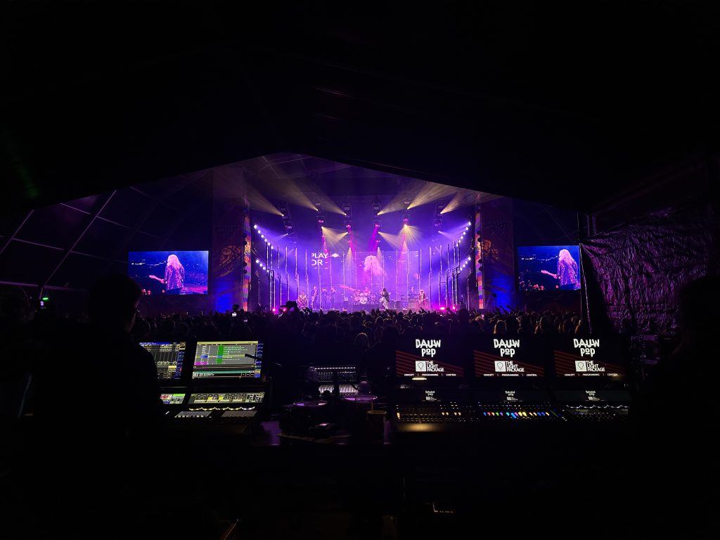 Dauwpop Festival Hellendoorn 2024 TVR Technical Support, stage light, rigging and audio Production People FOH
