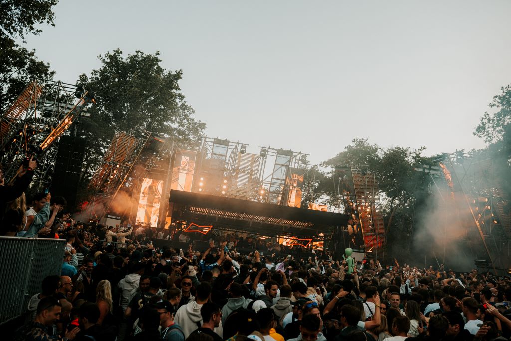 Awakenings Summer Festival 2024 July Beekse Bergen Hilvarenbeek NL lights audio main stage V C D X Y U 3FM Production People Techno