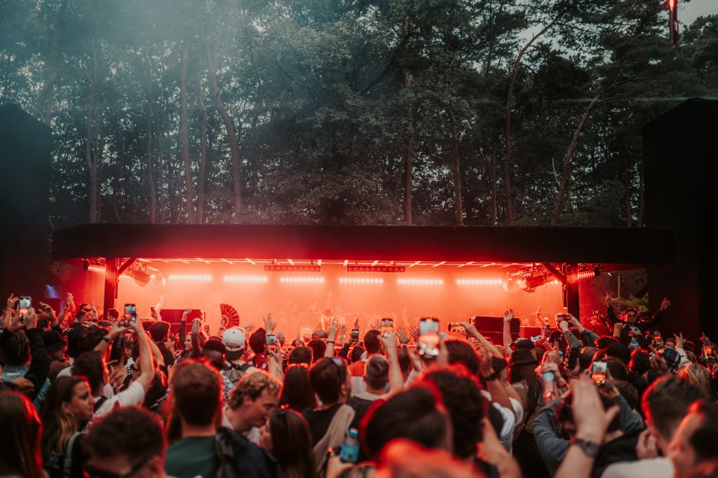 Awakenings Summer Festival 2024 July Beekse Bergen Hilvarenbeek NL lights audio main stage V C D X Y U 3FM Production People Techno
