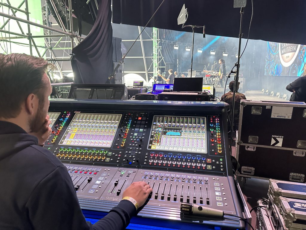 Hello festival Emmen 2024 TVR Technical Support, stage light, rigging and audio Production People