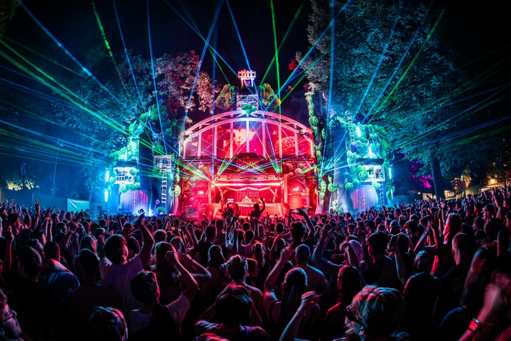 Matrixx at the park Festival July 2024 Hunnerpark Nijmegen light video by Production People