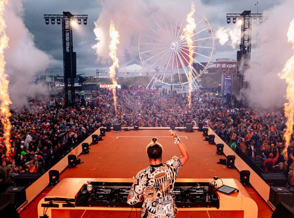 Formula 1 Heineken Dutch Grand Prix 2024 Circuit Zandvoort Backbone International Fanzone stage Arena Max Verstappen interview DJ booth Armin van Buuren