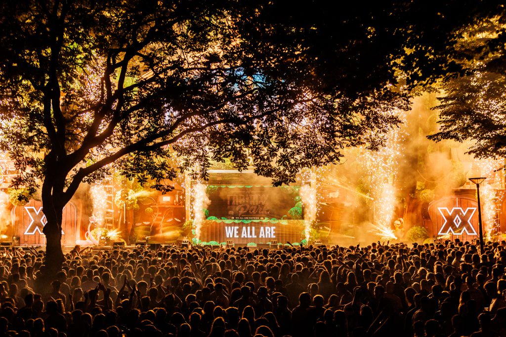 Matrixx at the park Festival July 2024 Hunnerpark Nijmegen light video by Production People