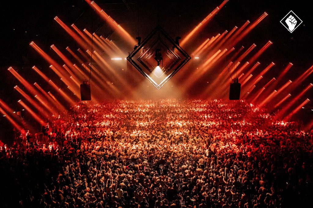 Rotterdam Rave Ahoy Techno Nico Merono Dyen Shlomo Control Room Power Production People light audio and rigging