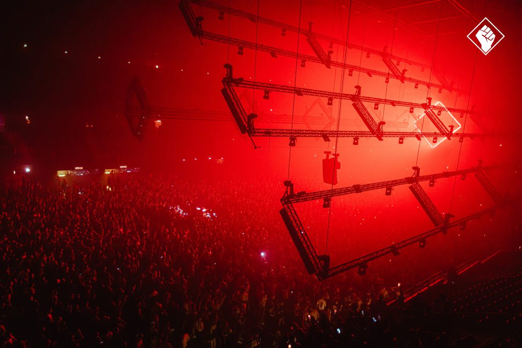 Rotterdam Rave Ahoy Techno Nico Merono Dyen Shlomo Control Room Power Production People light audio and rigging