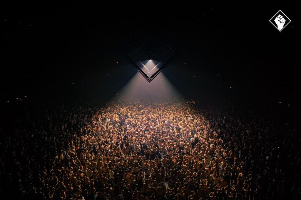 Rotterdam Rave Ahoy Techno Nico Merono Dyen Shlomo Control Room Power Production People light audio and rigging