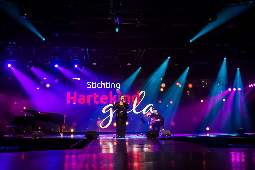 Stichting Hartekind Gala 2024 Studio 21 Hilversum Mediapark audiovisuals by Production People