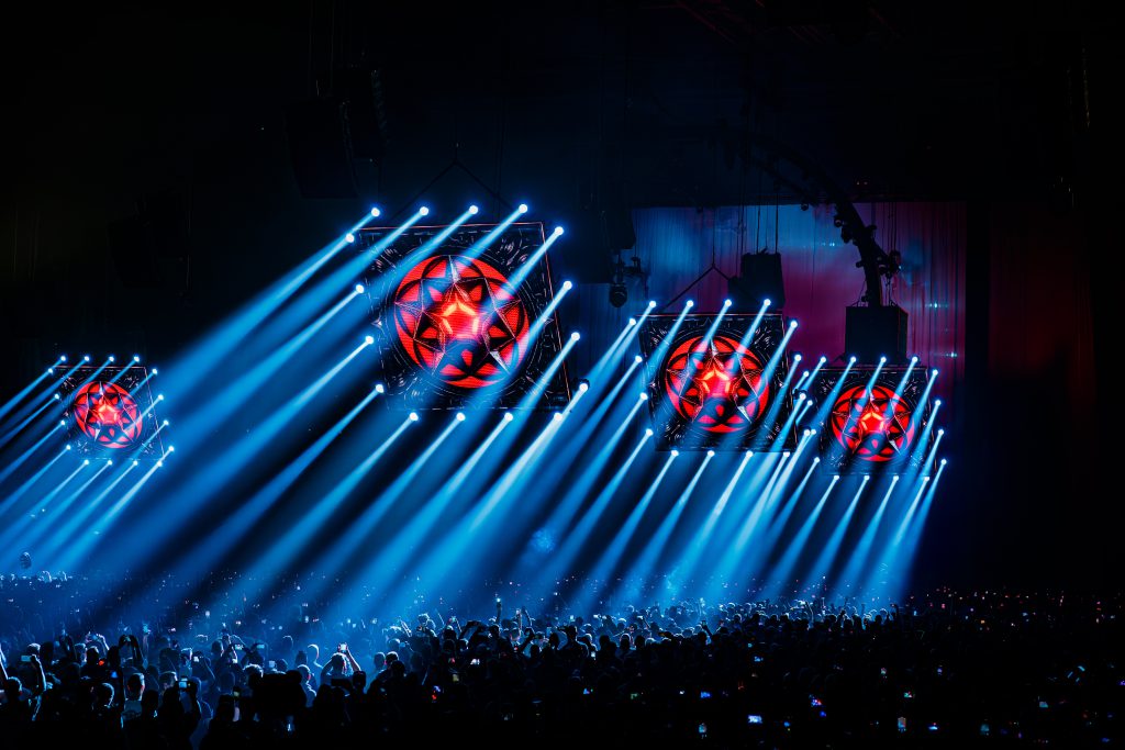 Qlimax 2024 Q-Dance Gelredome legendary hardstyle event final edition, light, sound and rigging by Production People, Design Production Backbone International, audiovisueel bedrijf nederland