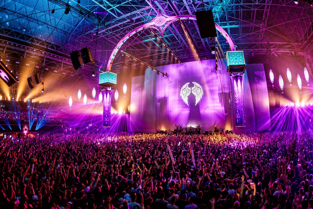 Qlimax 2024 Q-Dance Gelredome legendary hardstyle event final edition, light, sound and rigging by Production People, Design Production Backbone International, audiovisueel bedrijf nederland