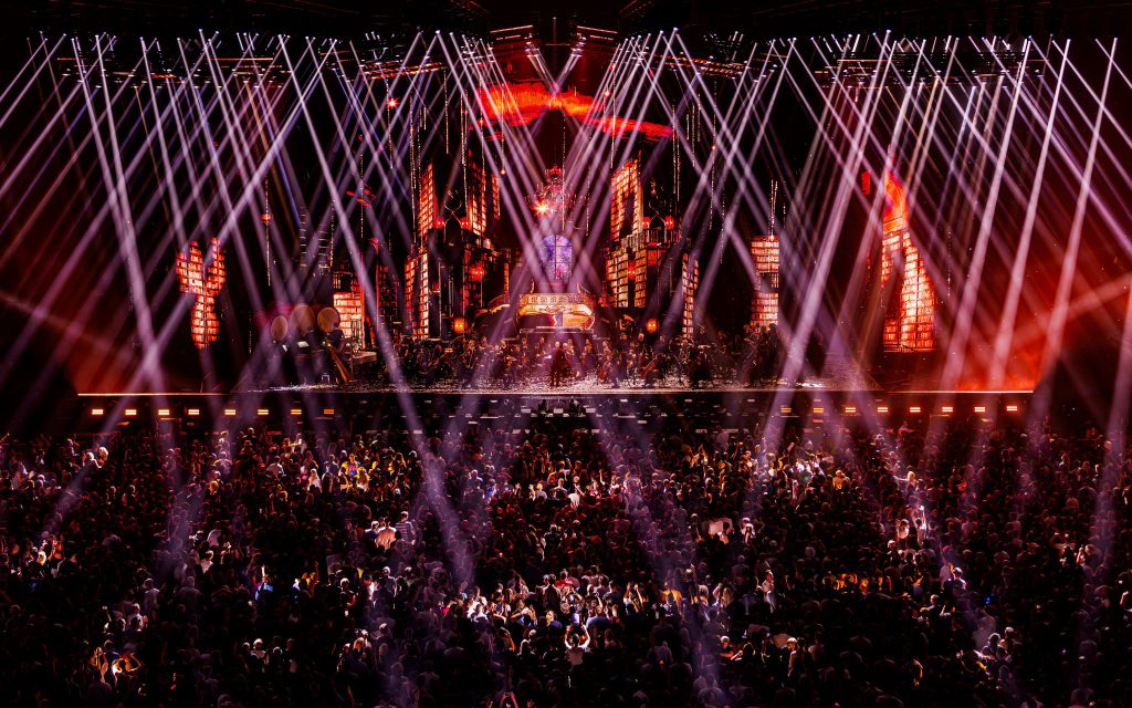 ADE 2024 Amsterdam Dance Event Ziggo Dome Tomorrowland presents our story 20 year anniversary symphony Dimitri Vegas and Timmy Trumpet, light soung and rigging by Production People