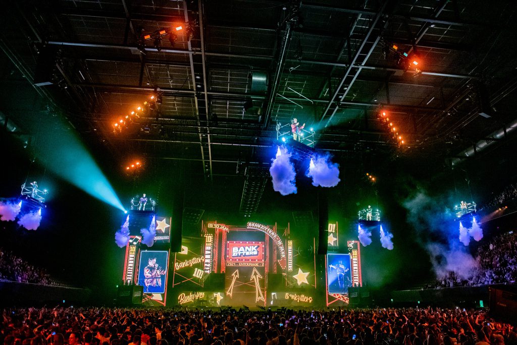 Bankzitters Ziggo Dome Amsterdam 2025 shows lights and sound by Production People