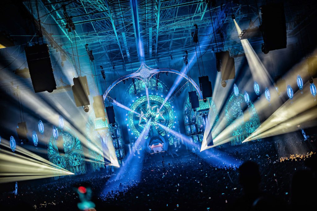 Qlimax 2024 Q-Dance Gelredome legendary hardstyle event final edition, light, sound and rigging by Production People, Design Production Backbone International, audiovisueel bedrijf nederland