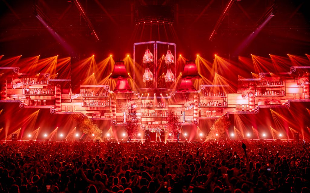 Snollebollekes Live 2025 concert Gelredome Arnhem Matrixx events light, audio, rigging by Production People