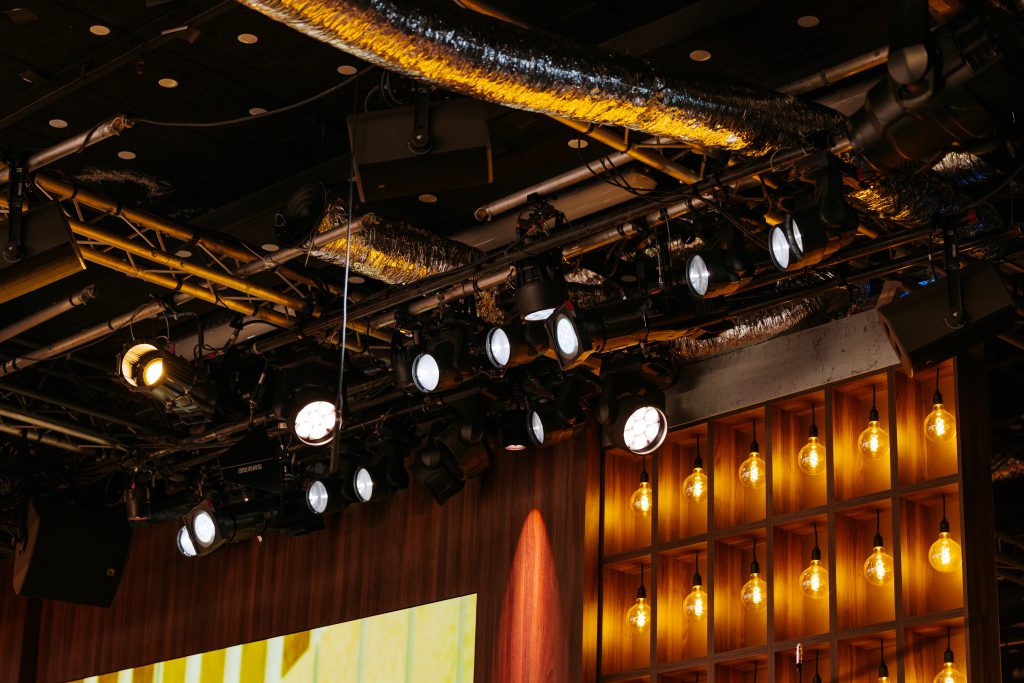 RTL Tonight daily new studio for TV talk show on RTL4 september 2025 EndemolShine, Production People delivered light, audio, rigging and video and daily on-site technicians.